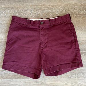 J. Crew flex khaki short size 30 – Wilshire red